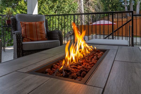 Gas Fire Pit Installation in Sandpoint