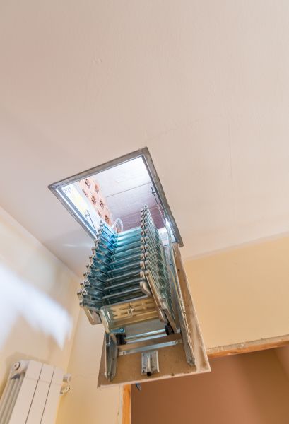 Pulldown Stairs Replacement in Sandpoint