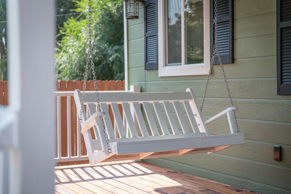 Porch Swing Installation in Sandpoint