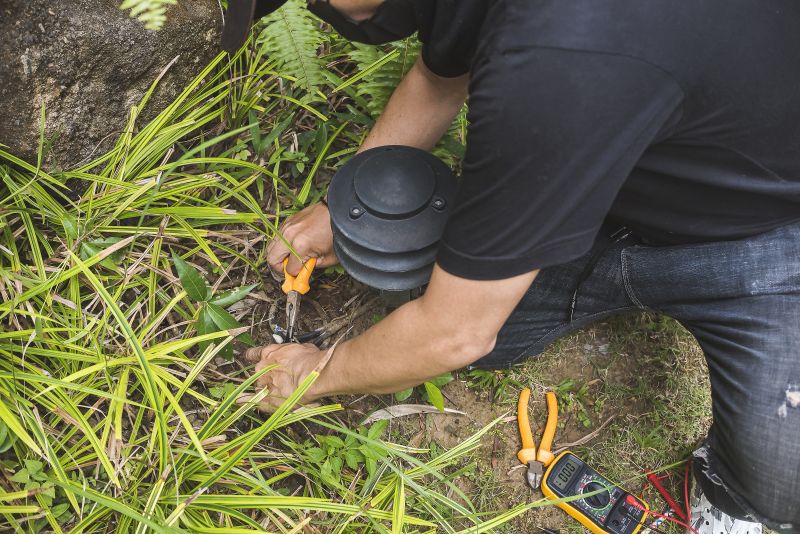 Outdoor Repair in Summer